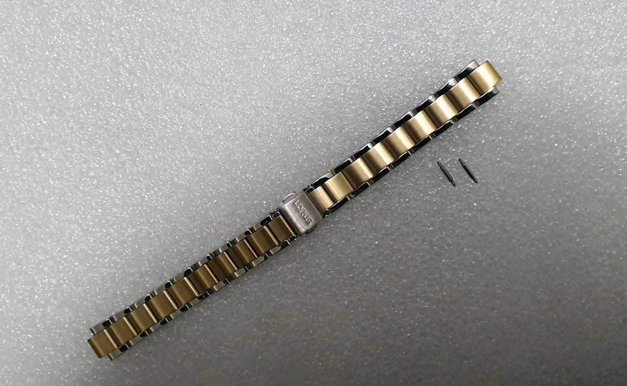 Lorus RHN192X ZDH203 Genuine Two Tone Stainless Steel Bracelet by Seiko 14/180mm