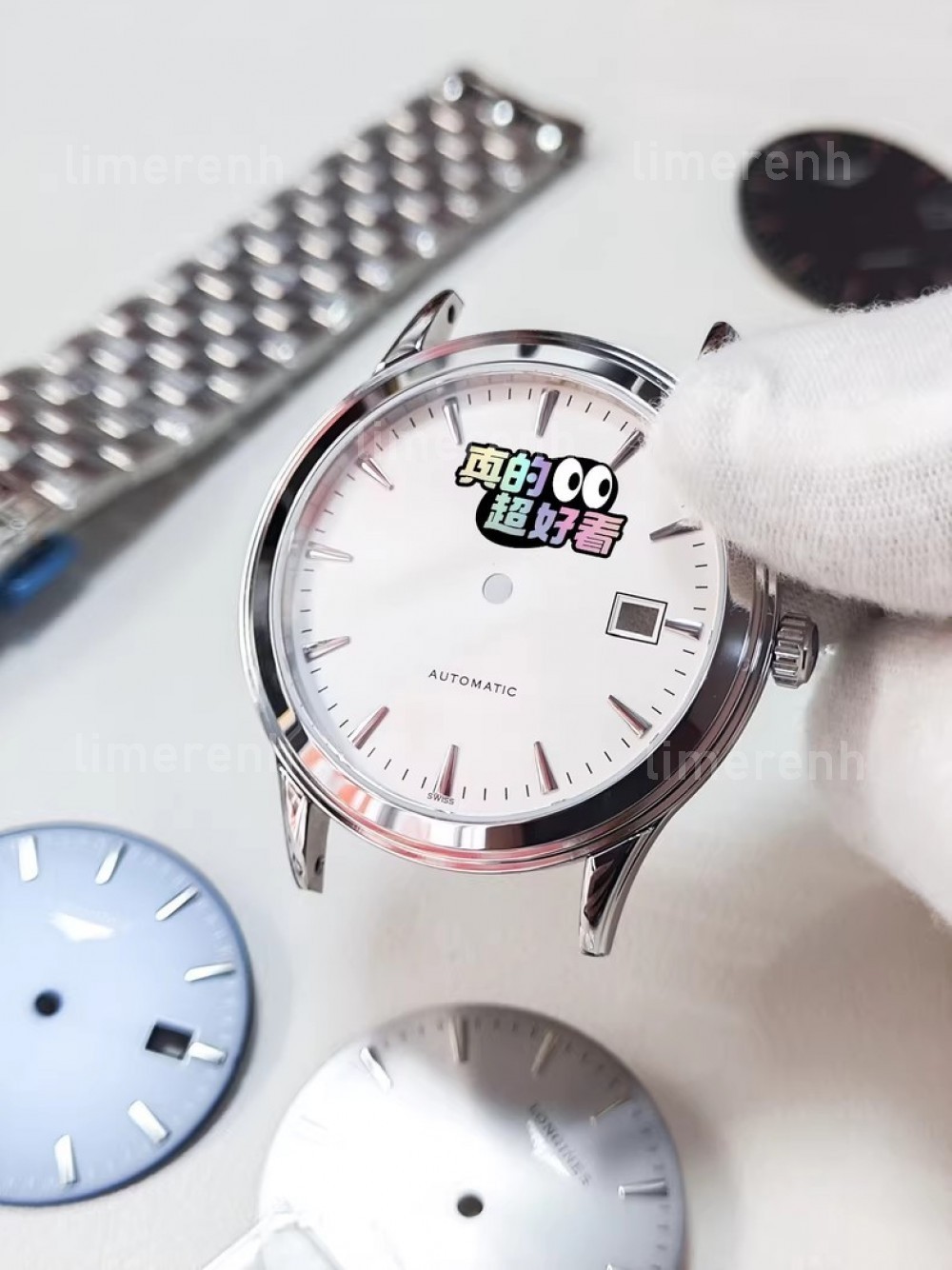 38.5mm Stainless watch case For Flagship 2892 Movement