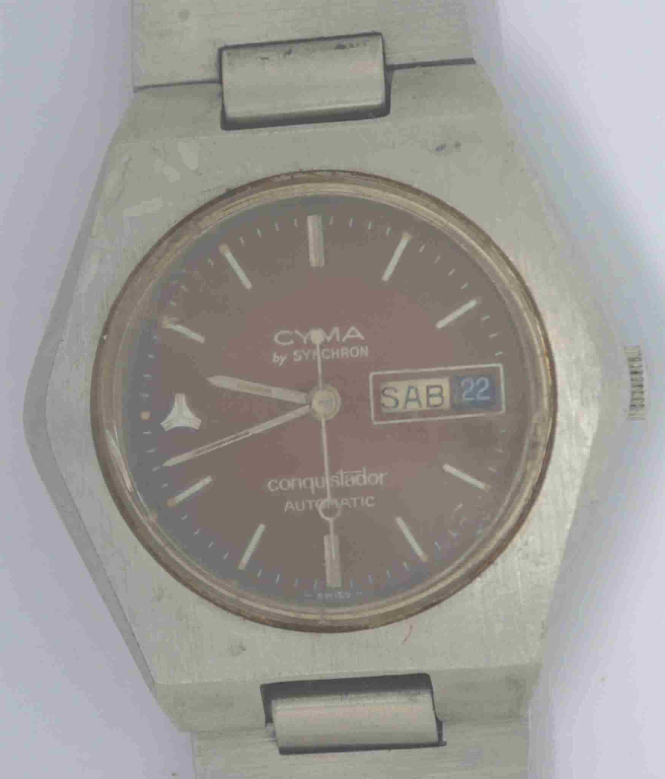 VTG CAMY By SYNCHRON Conquistador Steel Watch. Ref: 22.447, Cal: 2789.