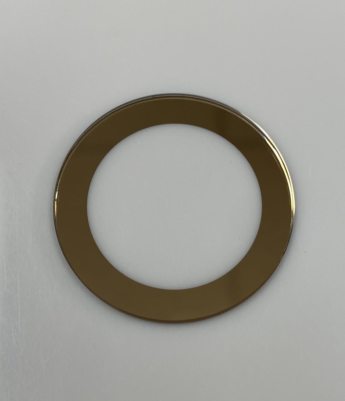 (38mm x 1.50mm): 5.1mm Gold Crystal to fit Movado Bold MB.01.3.34.6177/6026
