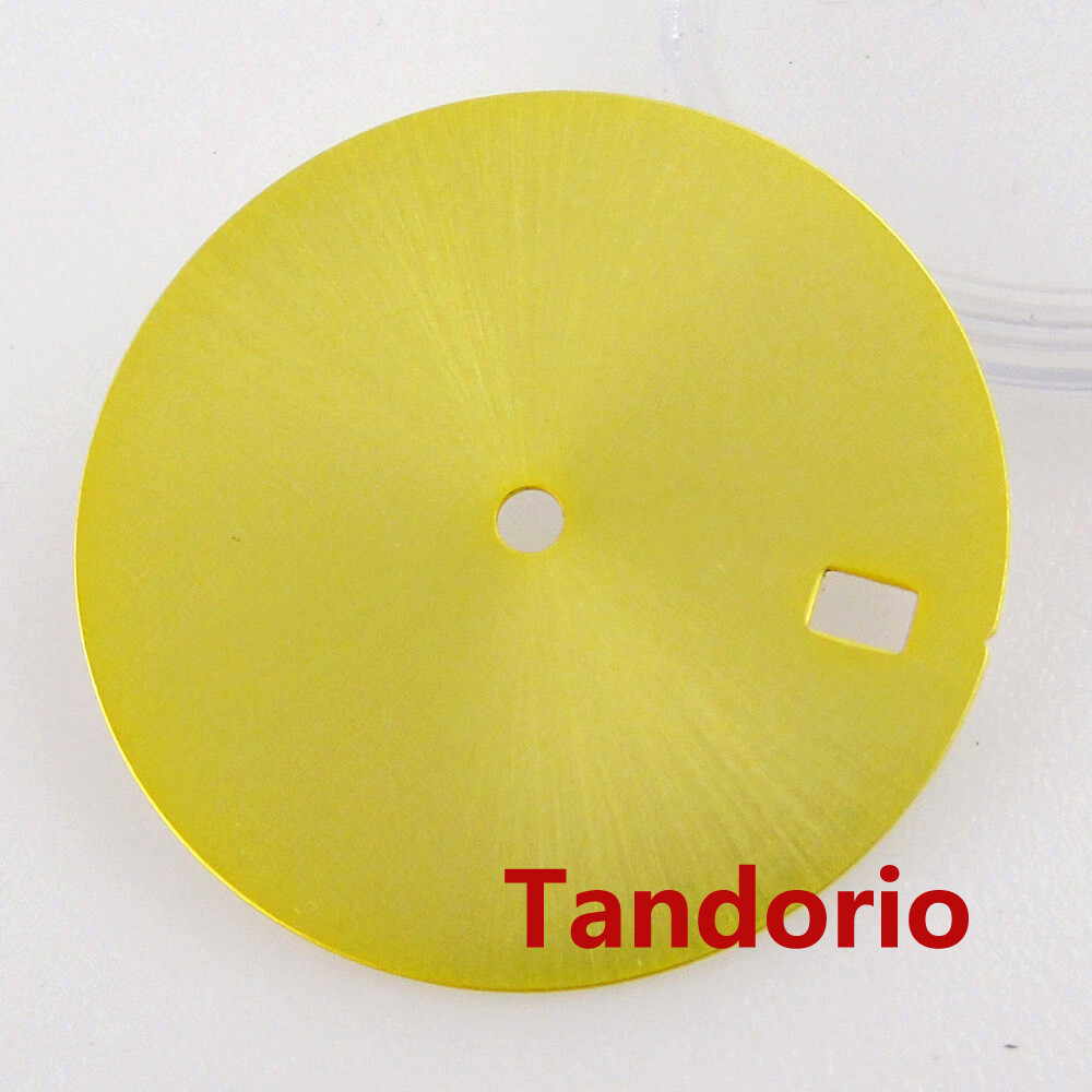 29mm black blue green white gold watch dial fit NH35 NH36 movement fit 3 o’clock