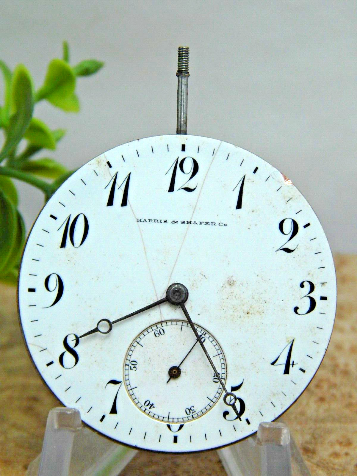 Antique Harris & Shafer Co Washington DC Longines Watch Movement 17 jewel 39.8mm