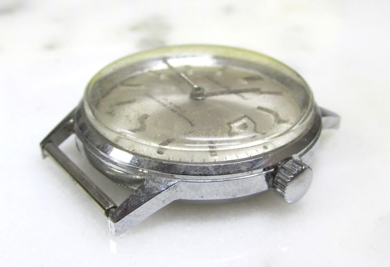 Vintage Pierre Jacquard Men’s Watch Movement & Dial; 17 Jewels ~ 2-C182