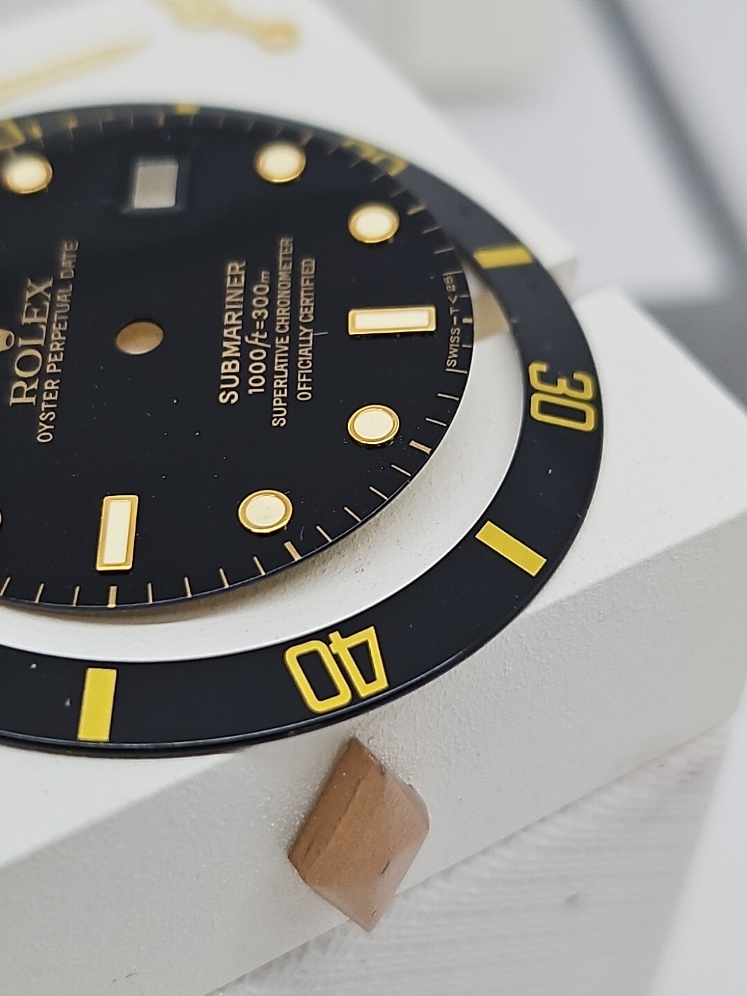 Rolex Dial , Insert ,Hands, Submariner 16808 ,Tritium, Glossy, New old Stock ,
