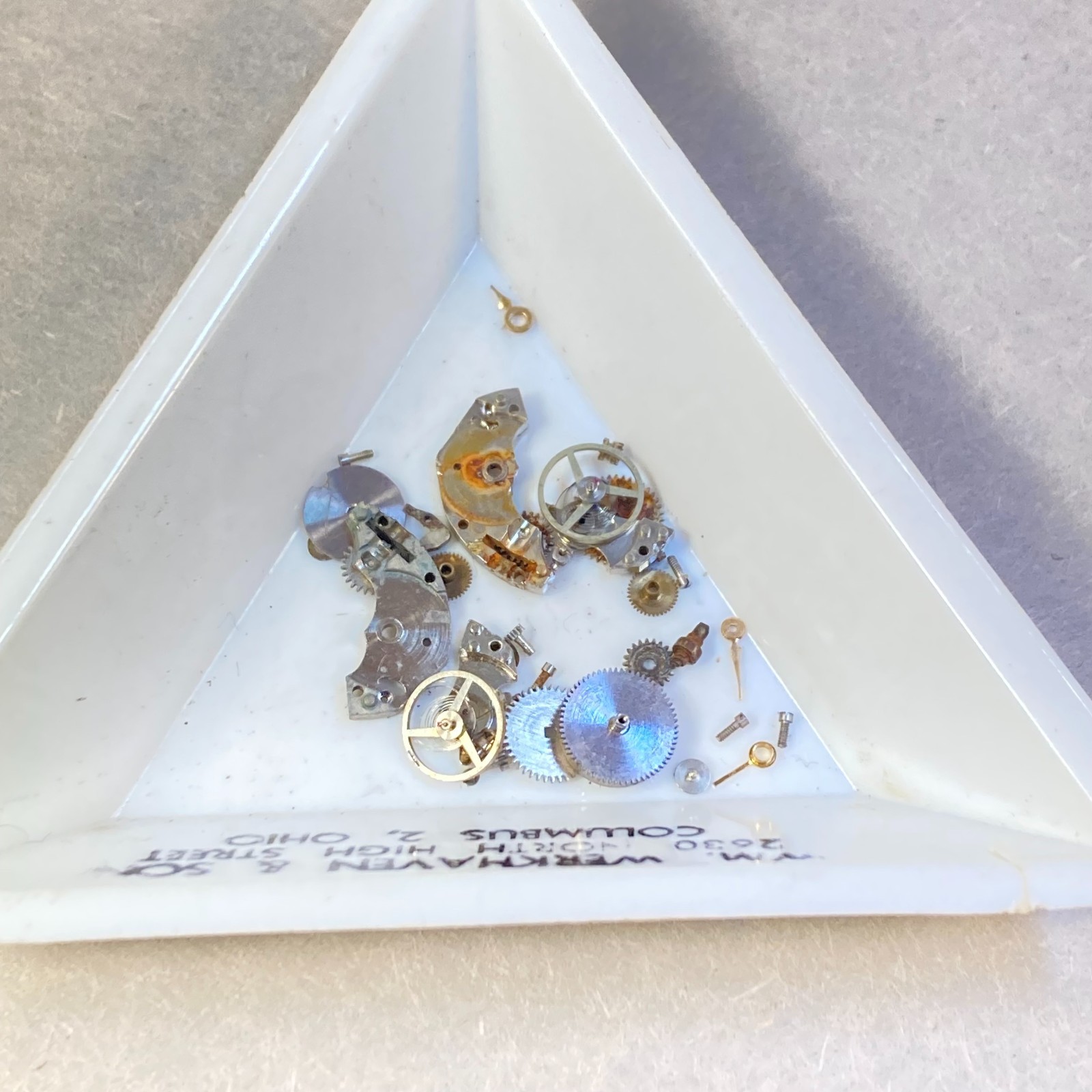 Vintage Watch Movement Hands & Parts 25 & 17 Jewel Non-Working Parts or Repair
