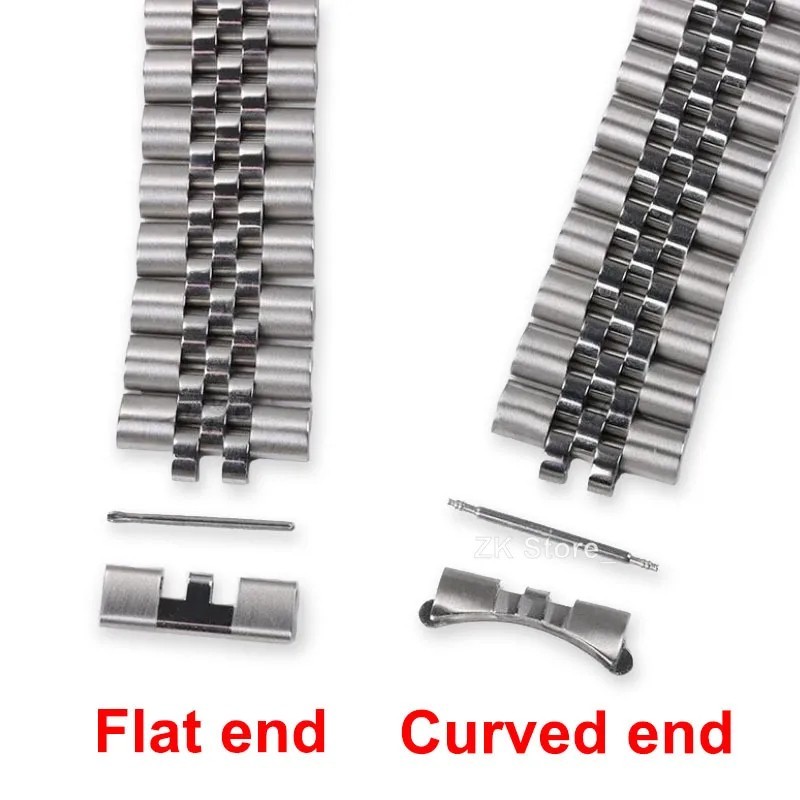 2pcs New Watch Bracelet Curved End Links for Seiko Skx009 Skx007 Jubilee Oyster✨