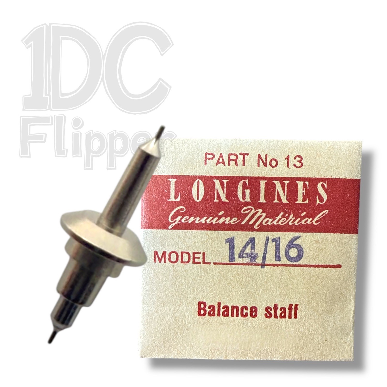 Longines 14.16 BALANCE STAFF DuoFix BestFit 100/1394 Fits LON 14.16S NOS Read