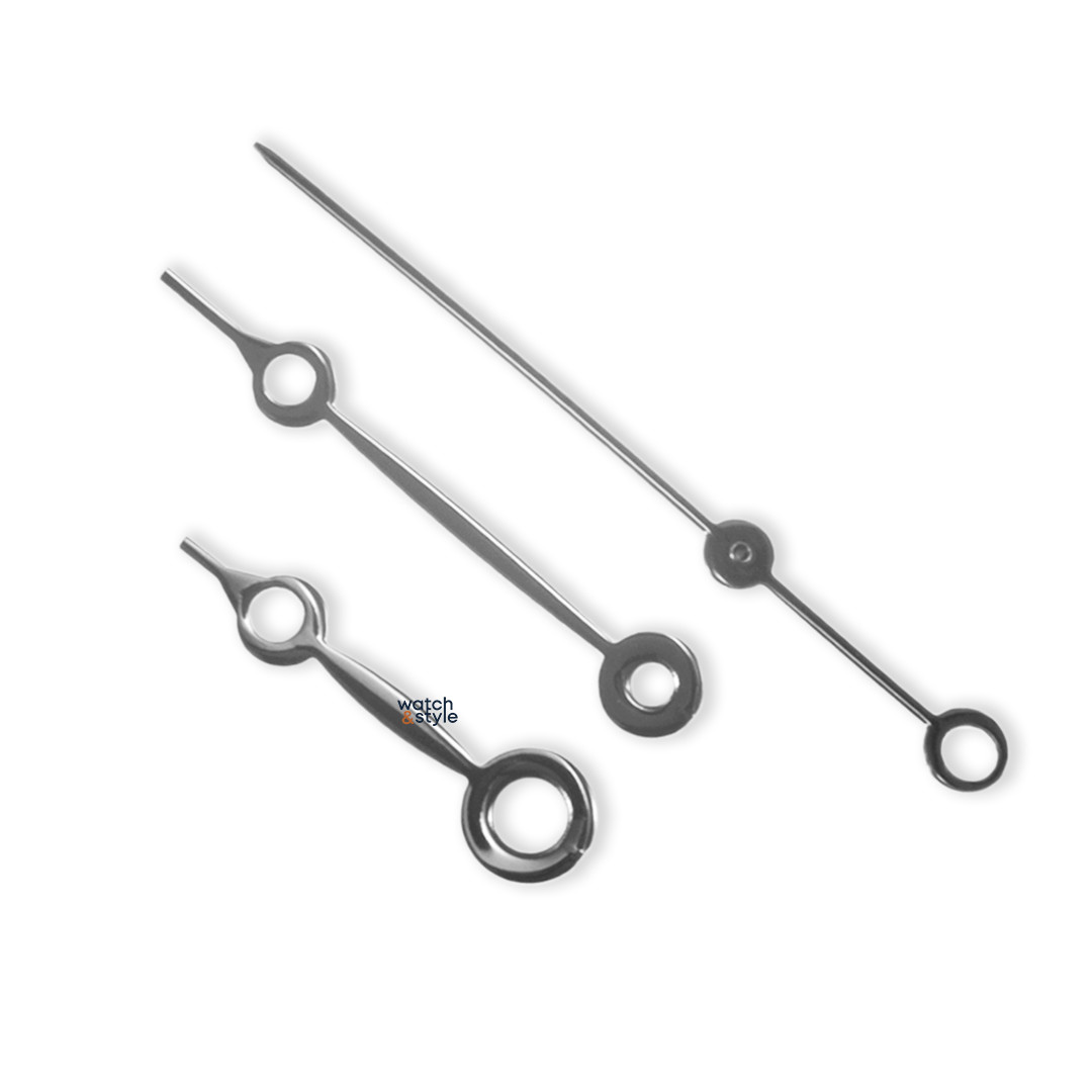 H1454 Breguet Style Hands – Polished Silver