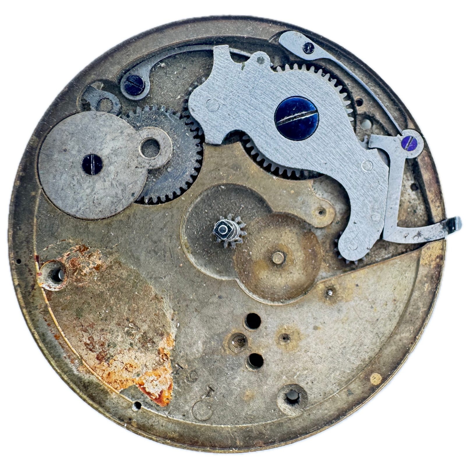 Antique 18s 1883 Rockford Lever Set Key Wind Hunter Pocket Watch Movement USA