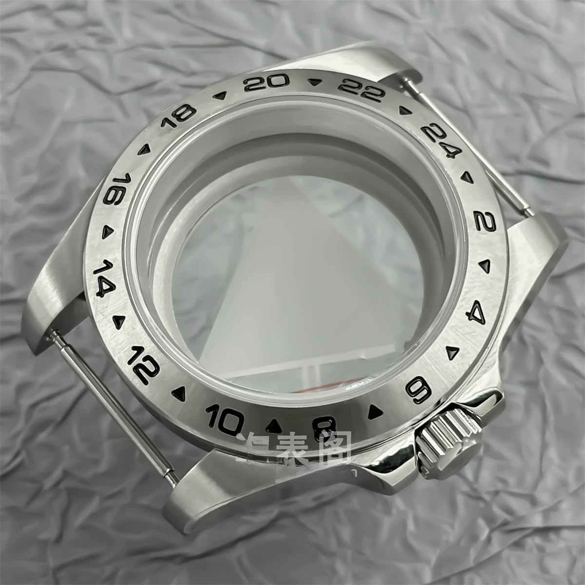 DIY Watch Part Kit for Explore II ETA 2824 40mm 42mm Watch Case + Steel Strap