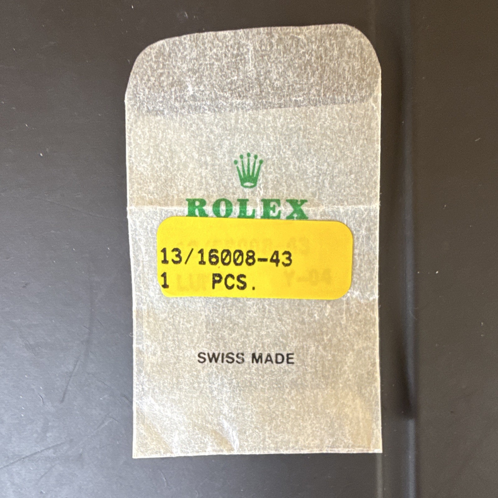 Rolex Black Dial for Rolex Datejust Non-Numeric Hour Marks 16008-43