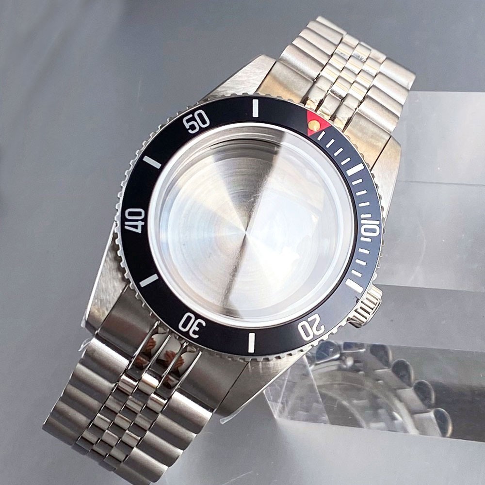 Watch Accessory 38mm 200M Waterproof Case Fit for SUB NH34 NH35 Domed Sapphire