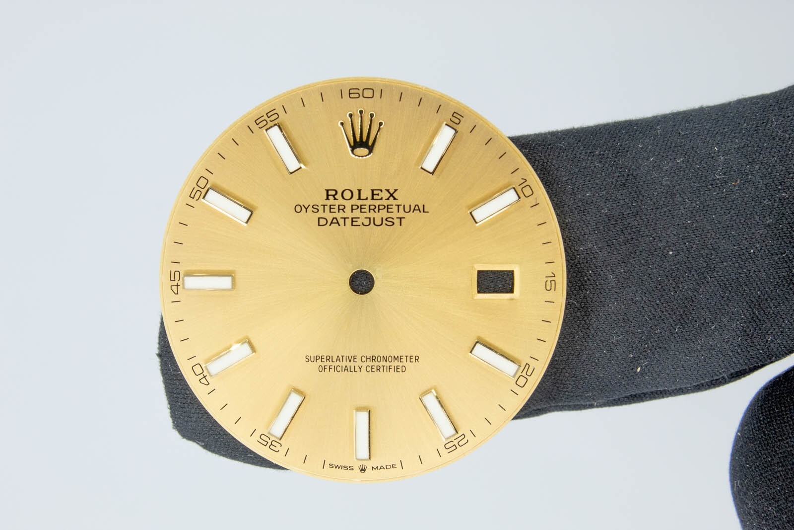 Rolex Datejust 41mm Champagne Stick Two Tone Dial Model 126333 RARE
