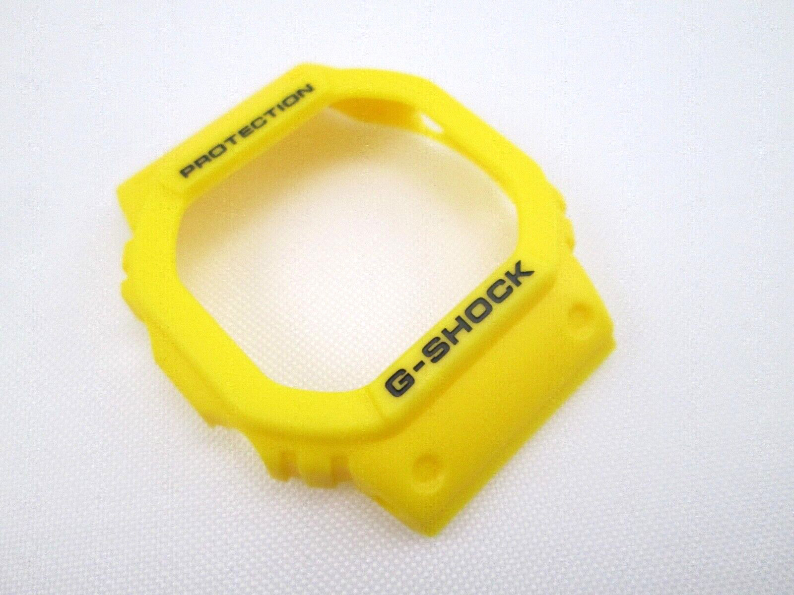 Genuine Casio G-Shock DW-5600P DW-5600FS yellow resin watch bezel, case cover