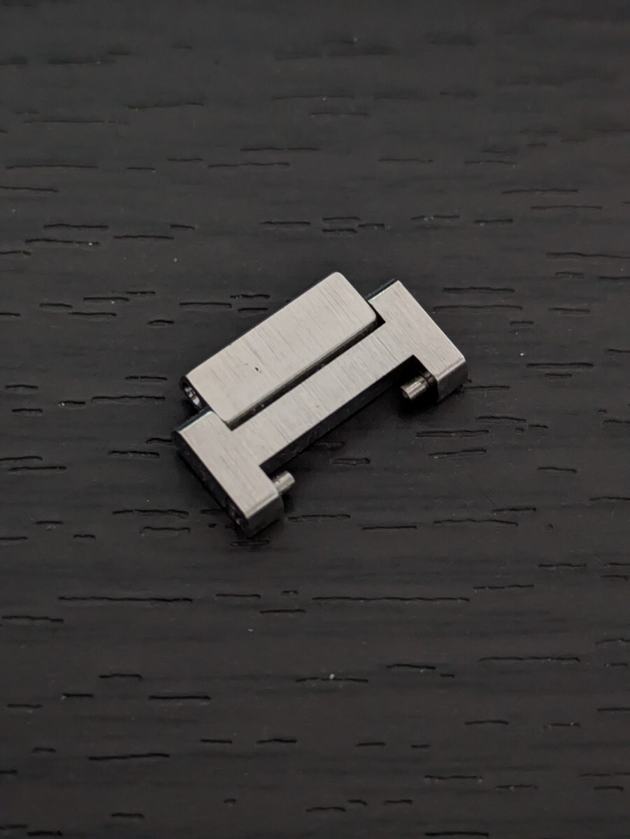 Genuine HERMES Tandem Bracelet Spare Link 14mm Silver Stainless Steel
