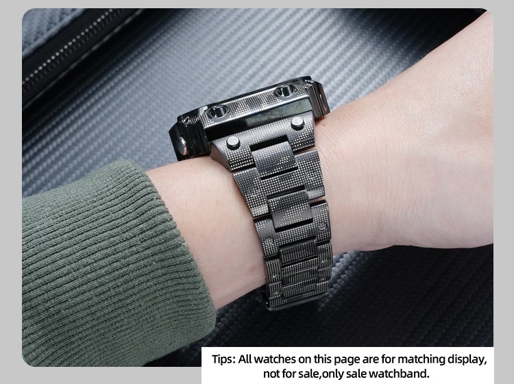 For Casio GX-56BB GXW-56 Modified Steel Watch Strap Camouflage Metal Watch Case