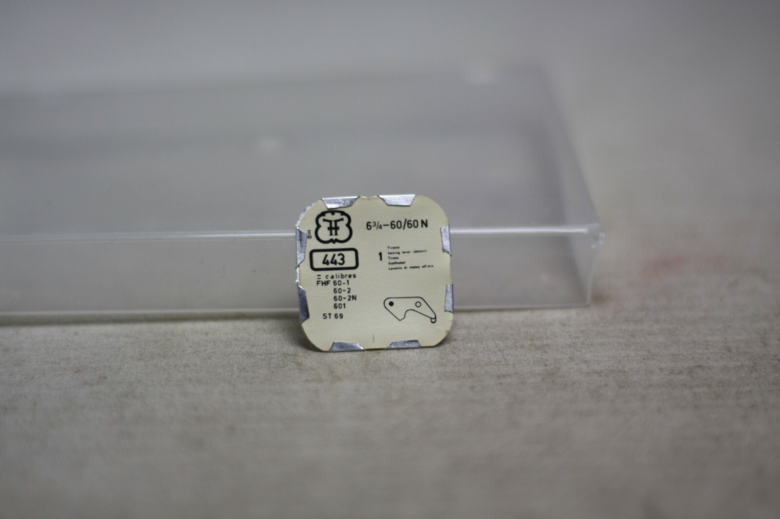 FHF 60-60N 6 3/4 Setting lever detent part 443 3