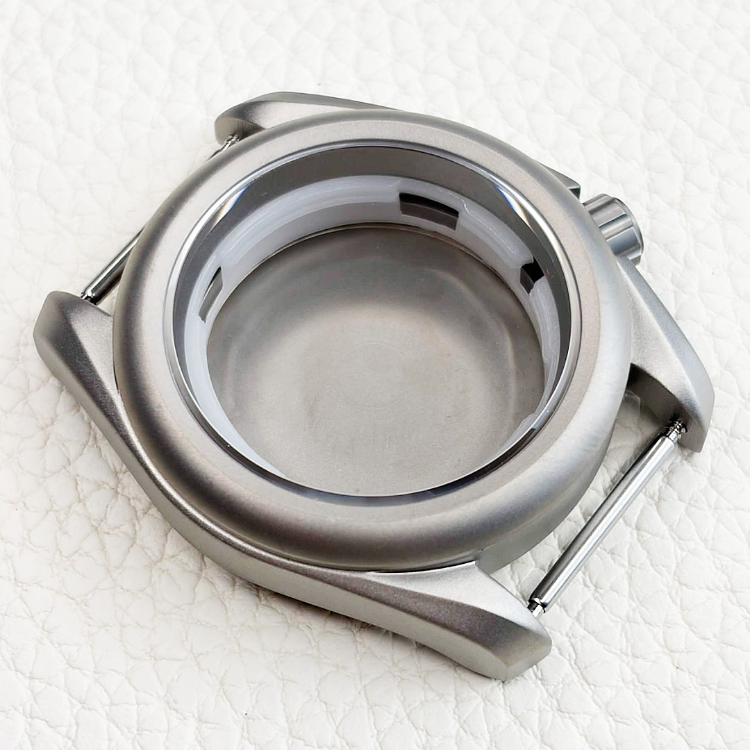 Prevent Allergy Titanium 40mm Sapphire Glass Field Mod Watch Case Fit ETA 2824