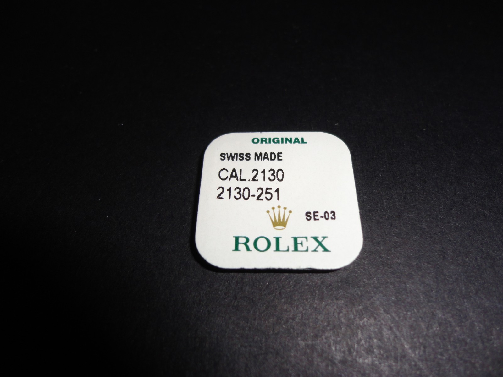 ROLEX 2130-251 Intermediate Setting Wheel Watch Part NOS