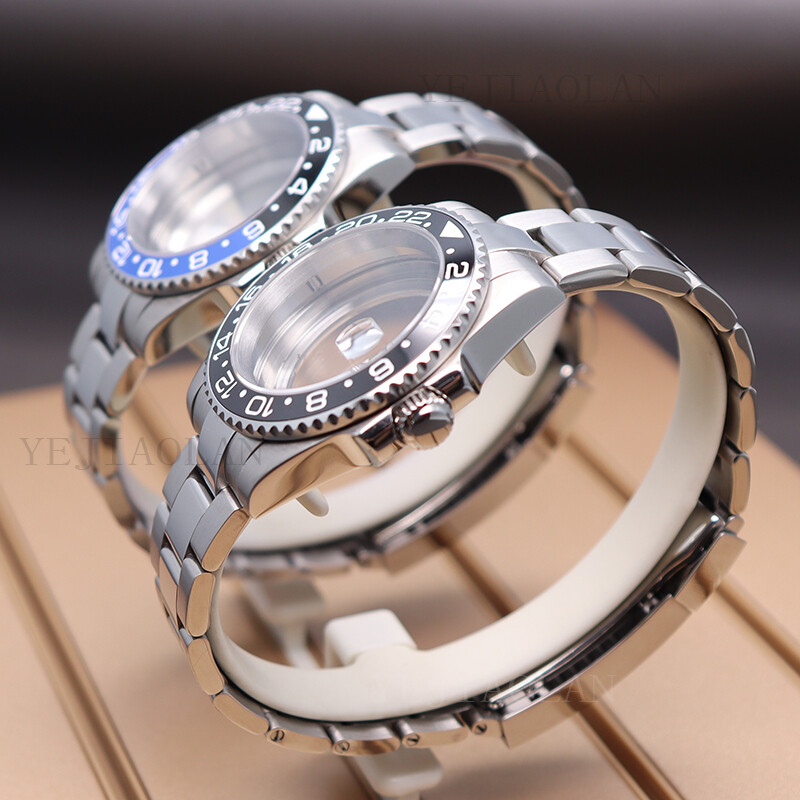 40mm Watch Case 20mm Strap Ceramic Bezel Fit Nh35 Nh36 Movement 10TAM Waterproof