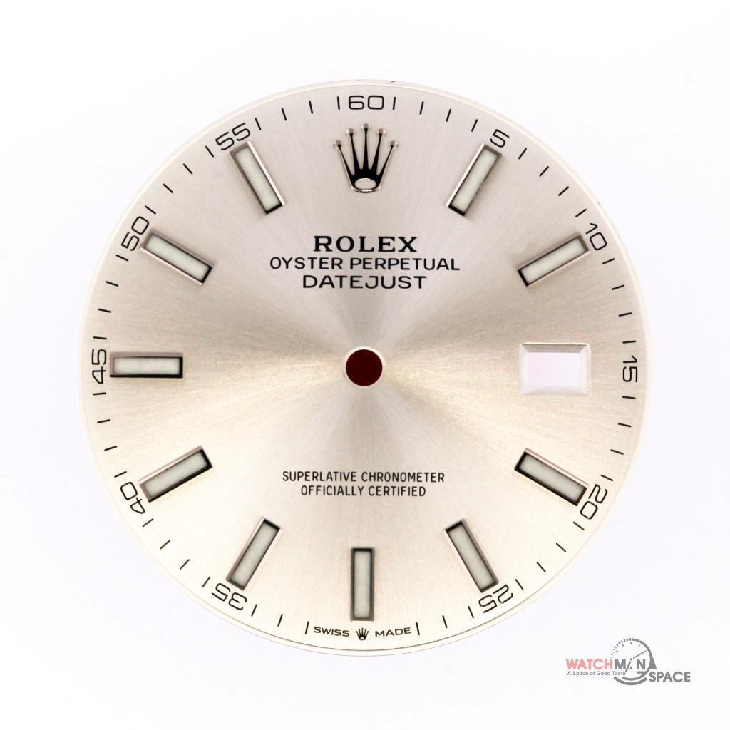 Original Men’s Rolex Datejust 41 126334 126300 Silver Index Dial S/S #B63