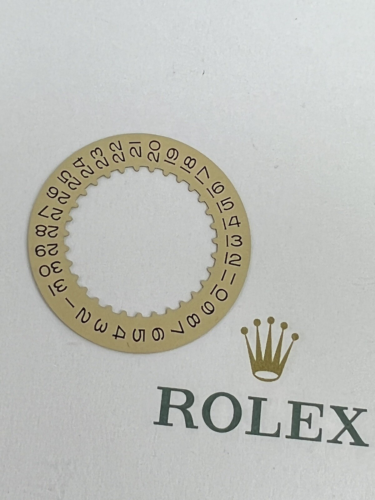 GENUINE Authentic Rolex 3135 16100 Date Indicator Champagne New Open Package