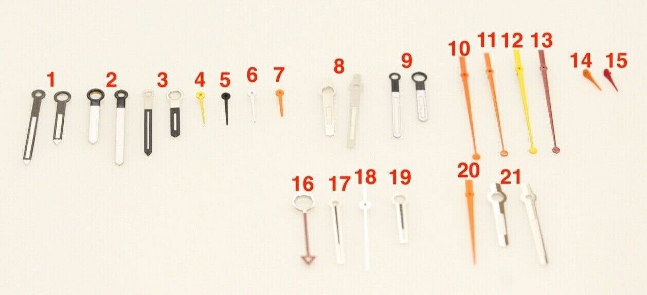 Hands for Seiko 6138 6139 6117 6119 Minutes Hour Sweep Sub Dial Navi GMTHand