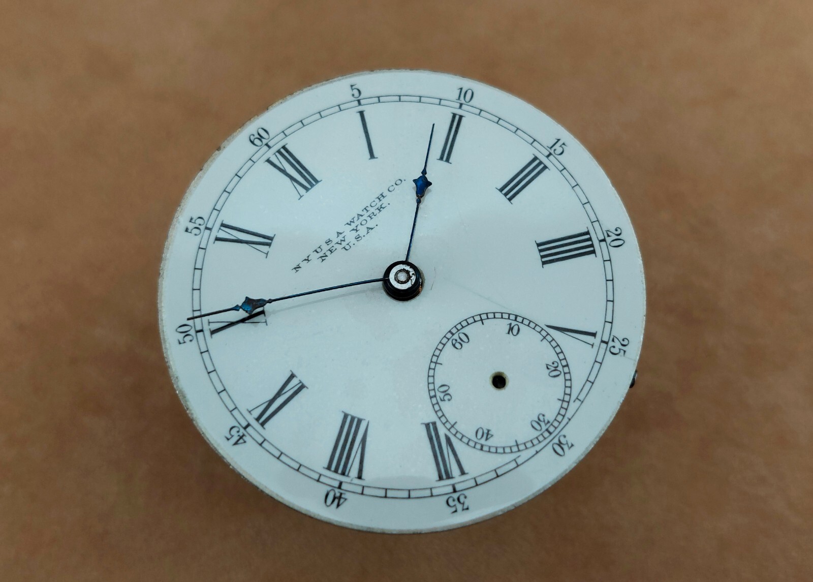 Antique NEW YORK WATCH Co. Movement & Dial. To restore/Spares