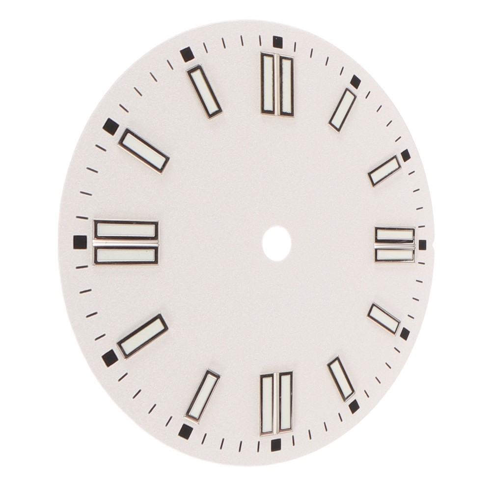 Luminous Wrist Watch Dial For Movement – 1.1 Inch Round Green Replacement Watch