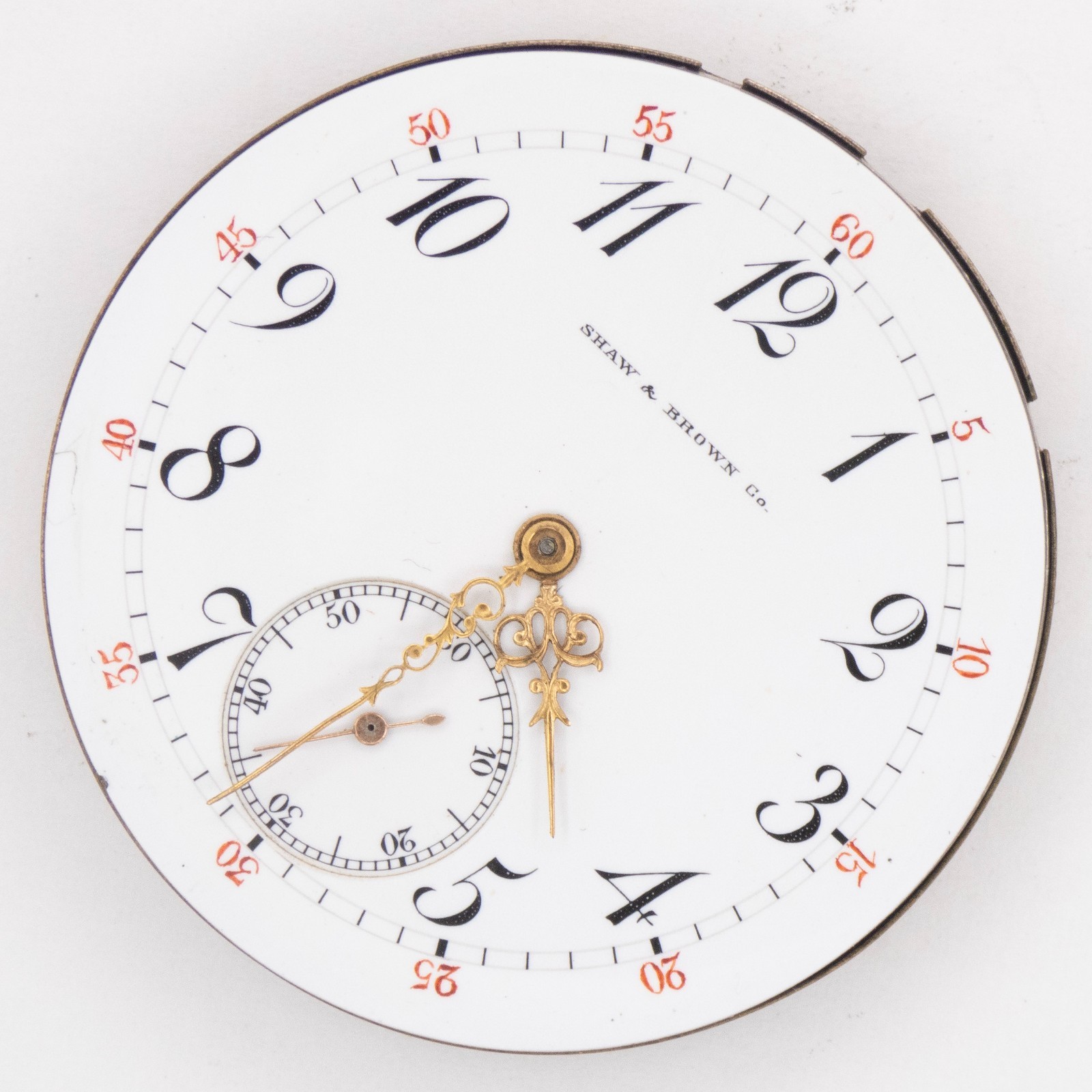 Touchon 39 x 7.1 mm 17-Jewel Antique Pocket Watch Movement, Ticks a Bit
