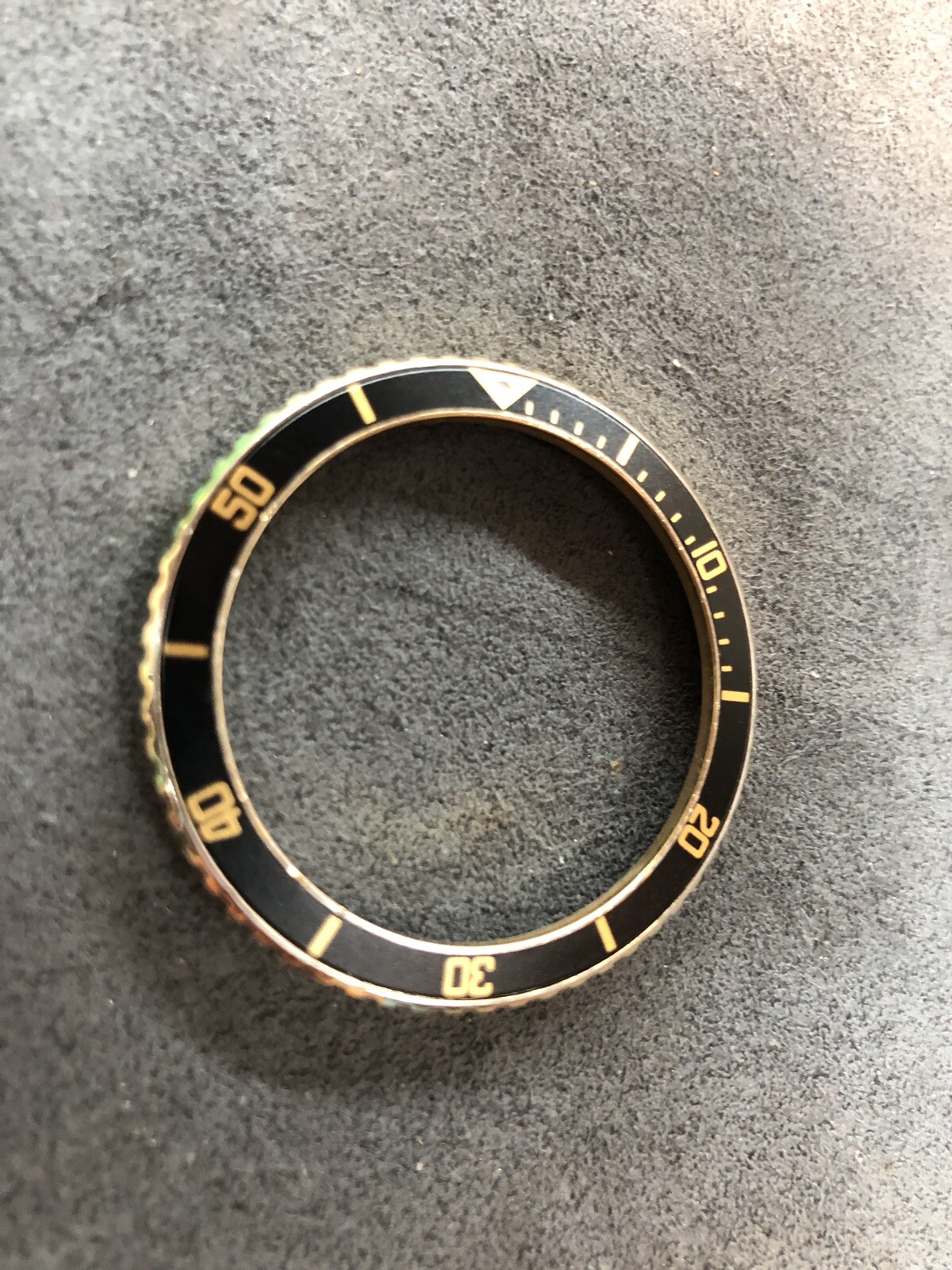 Custom Bezel Insert: Jumbo 980.021 980.022 980.027 844 Tag Heuer 1000 Pro Gold