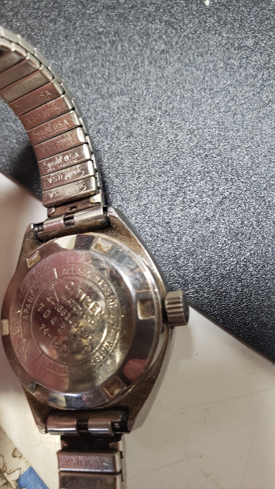 Vintage 1970’s 80’s Ladies Citizen Gold Watch Date Window Automatic 74-3291 Runs