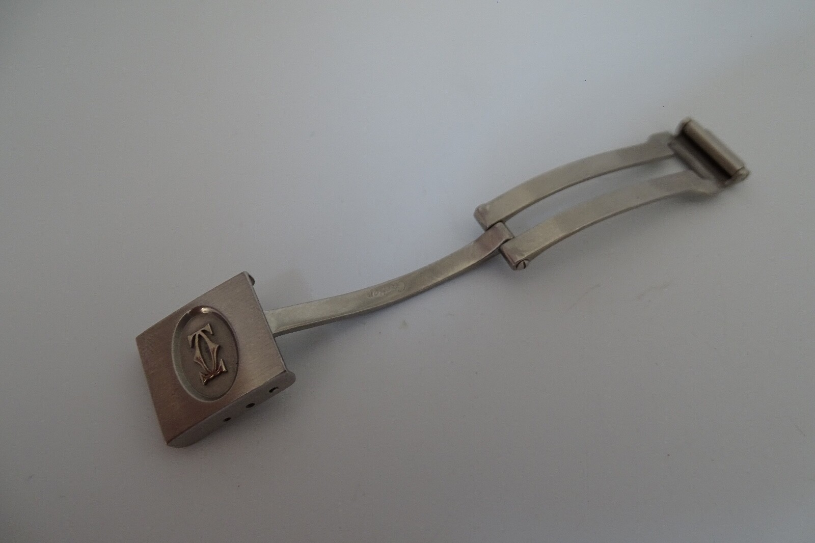 Cartier Santos Deployment Clasp Stainless Steel Original 13.5mm