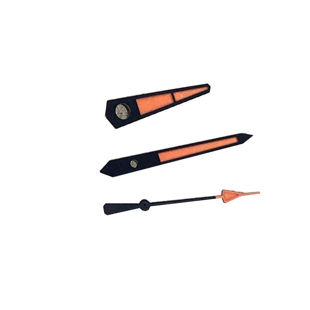 Orange Luminous Watch Hands Replacement Parts For NH35/NH36 Watch Movement kk