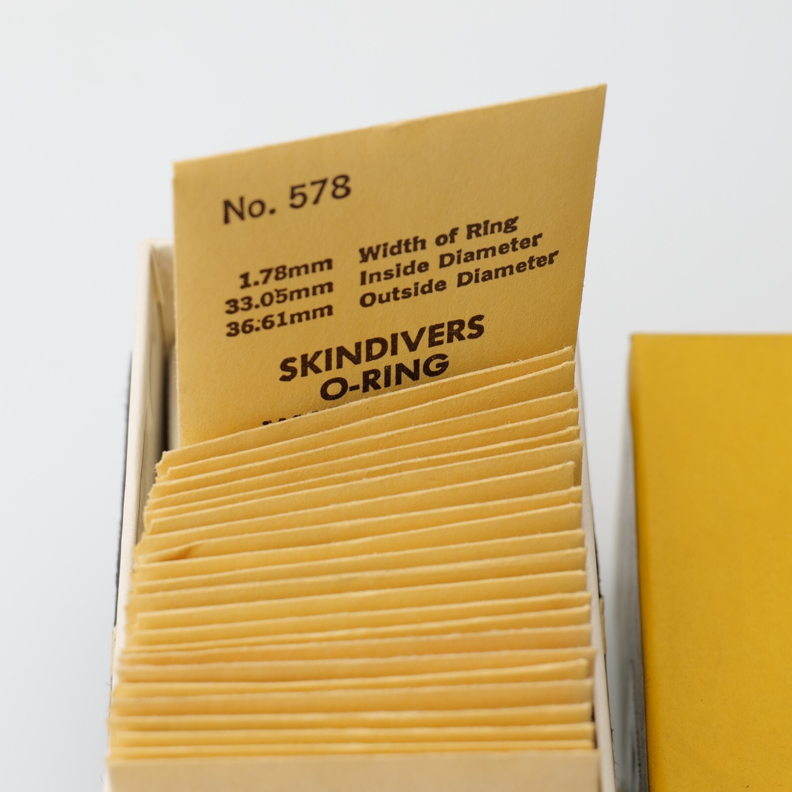 Quick Fit Skindiver O Ring Gasket Assortment No. 60-4.438 New Old Stock (G3D12)
