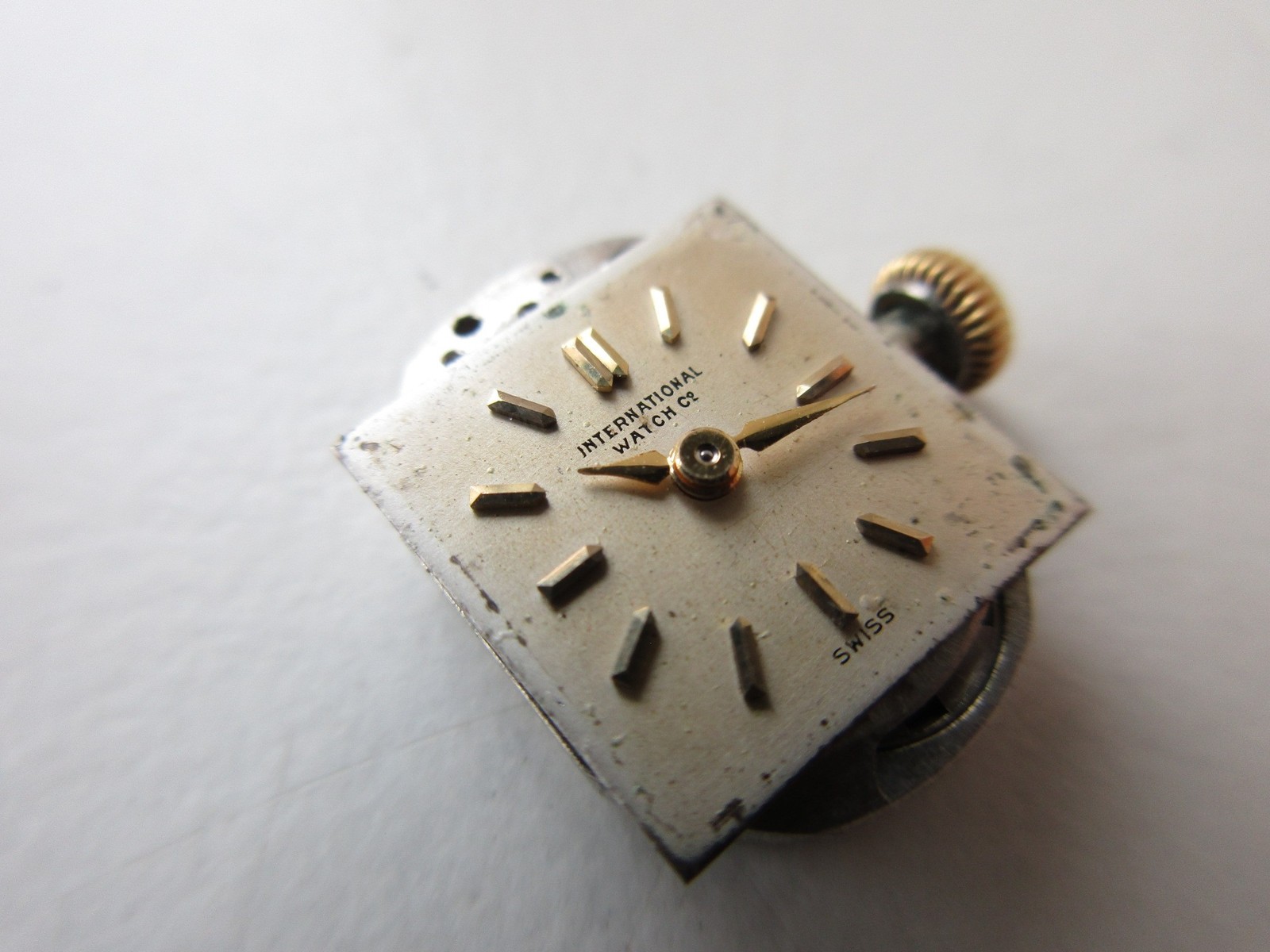IWC International watch co cal. C.431 Swiss movement & dial – running