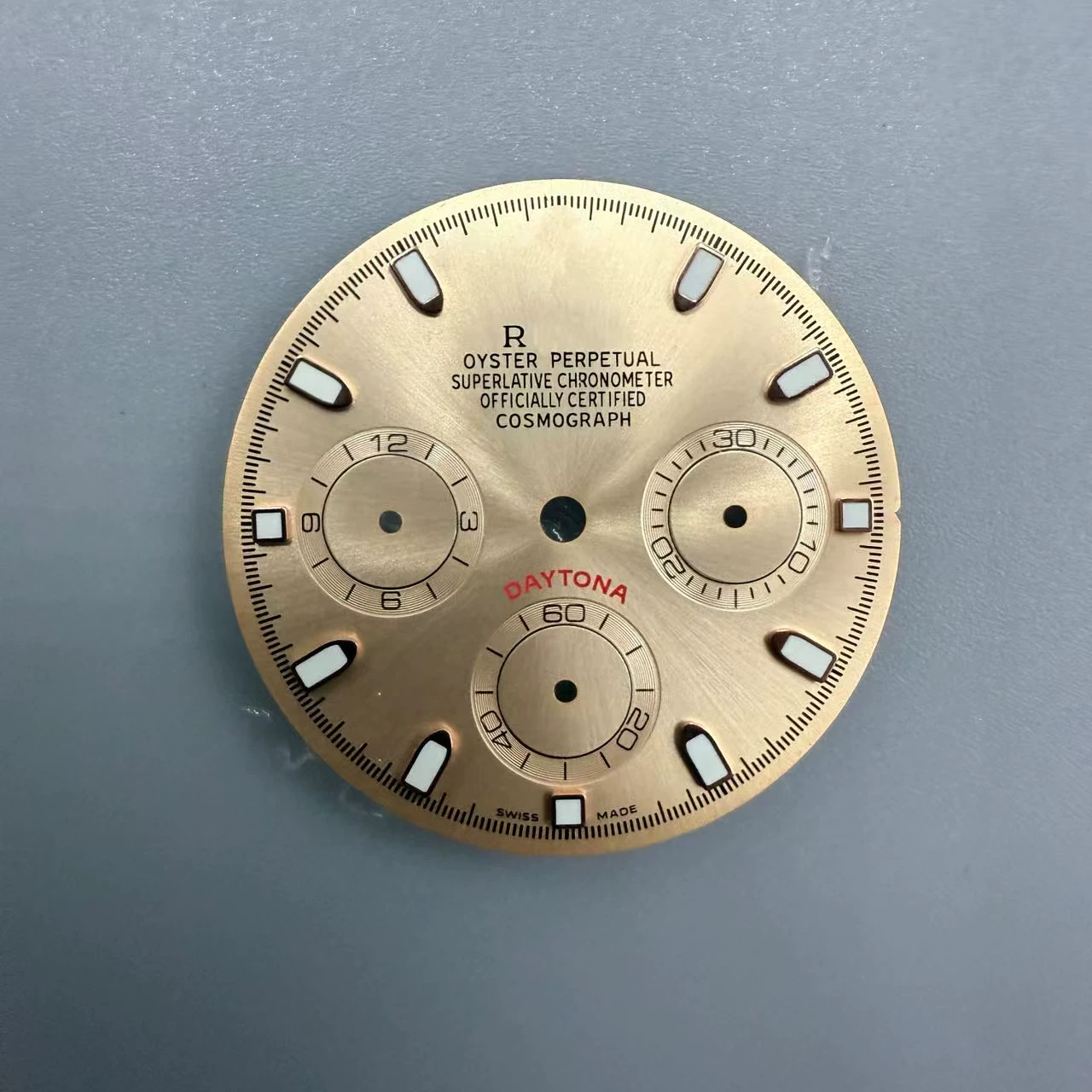 29.5mm Multi-functional Watch Dial Green Luminous For VK63 Movement Watch Parts
