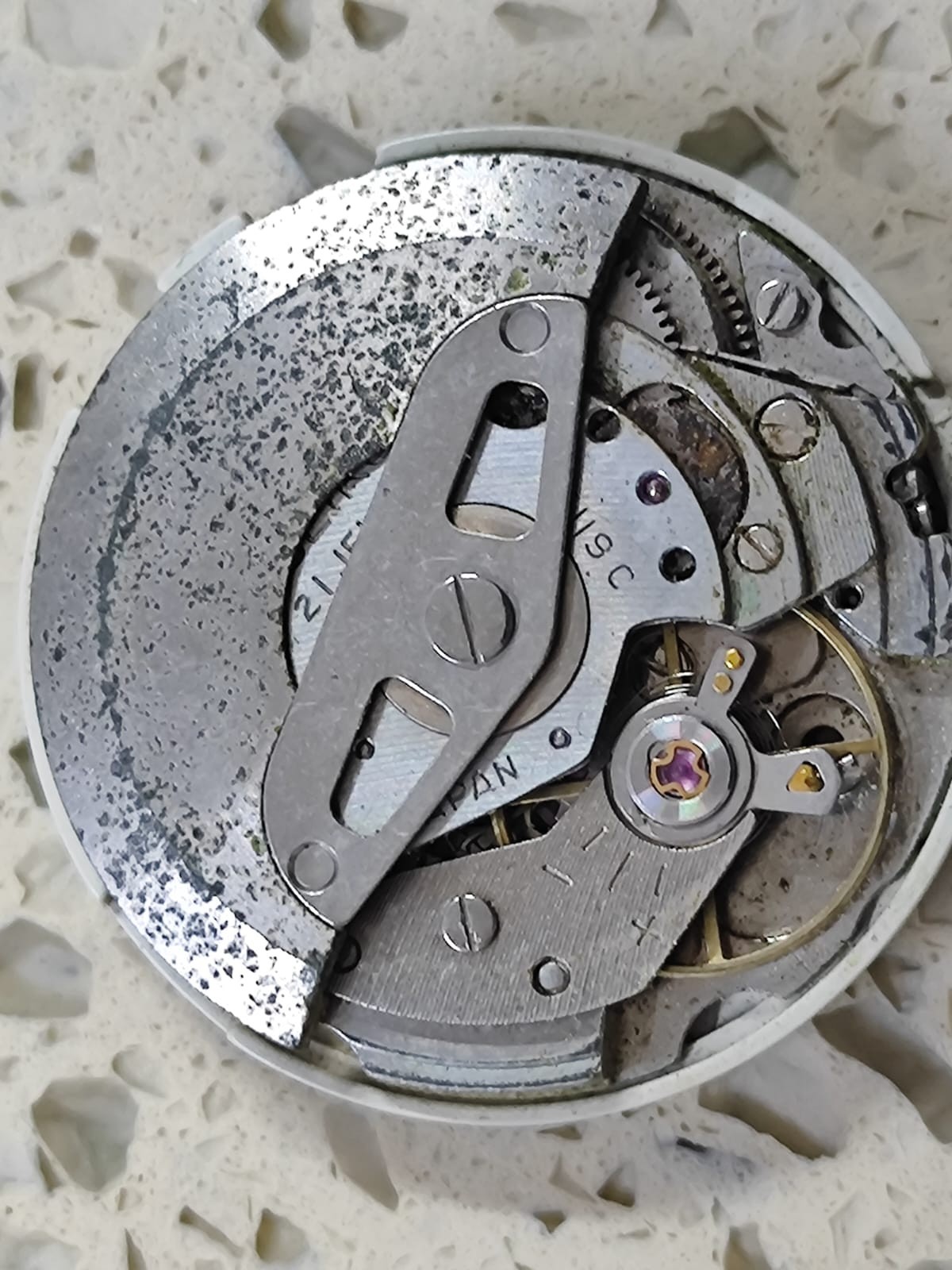 Vintage Seiko 6119C Part Movement -Not Work Balance Good for parts