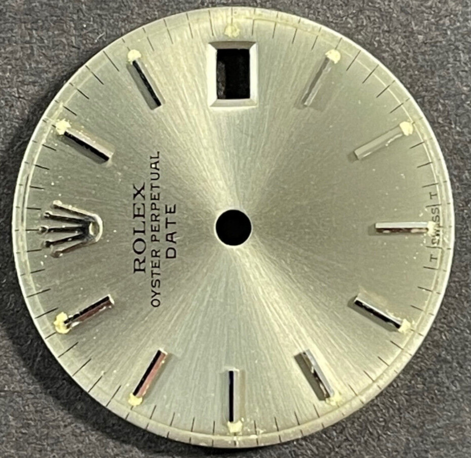 Vintage Rolex Oyster Perpertual Date Watch Dial For 26mm Case 6517 6519 6917