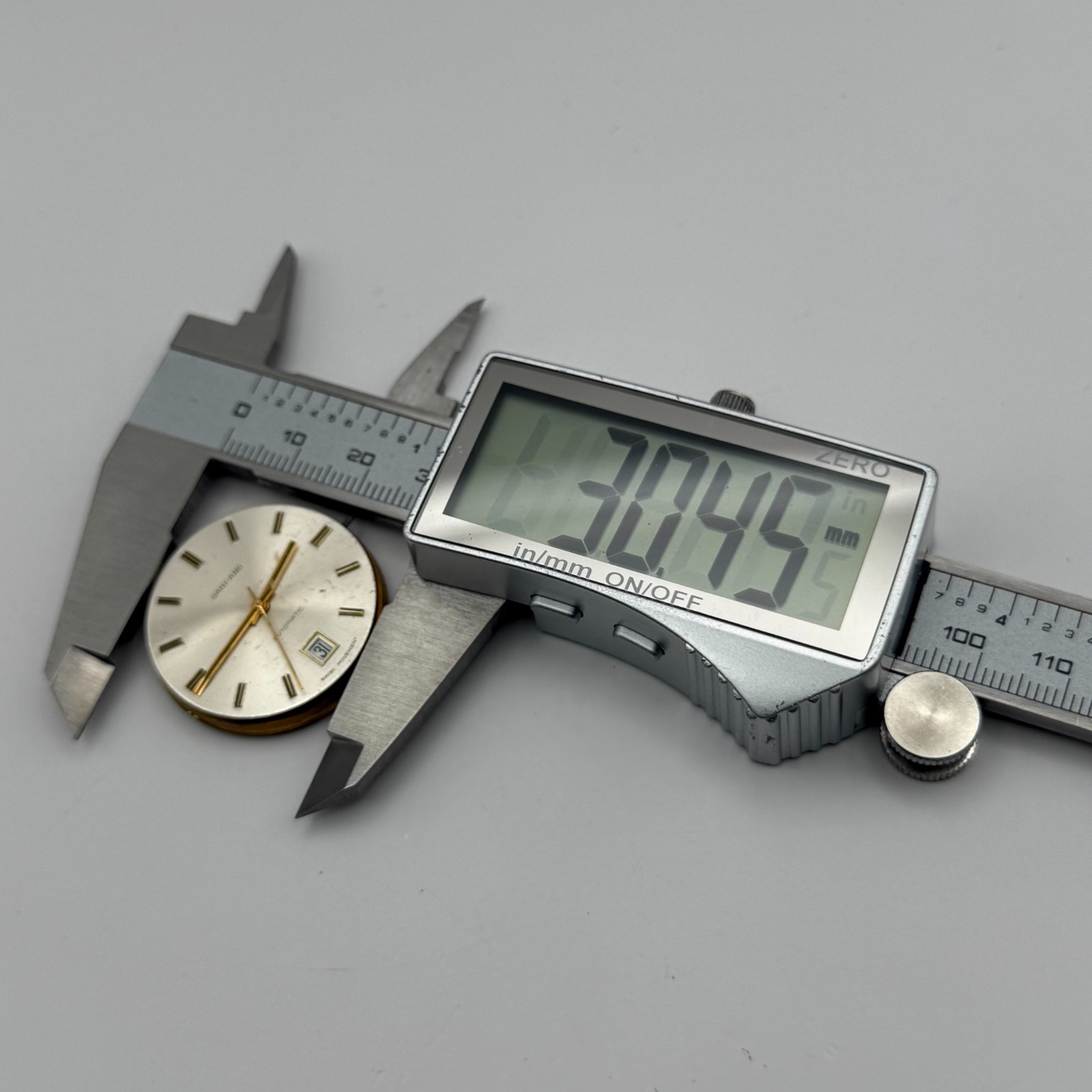MSR S76/28 Watch Movement Garrard Date 21 Jewels Automatic Vintage Parts 30.4mm