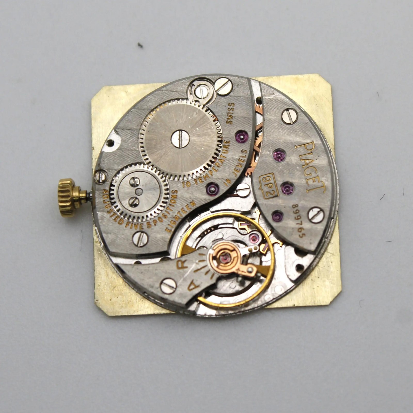 Piaget 20mm Champagne Dial with Manual Movement for Mens Watch 9P2