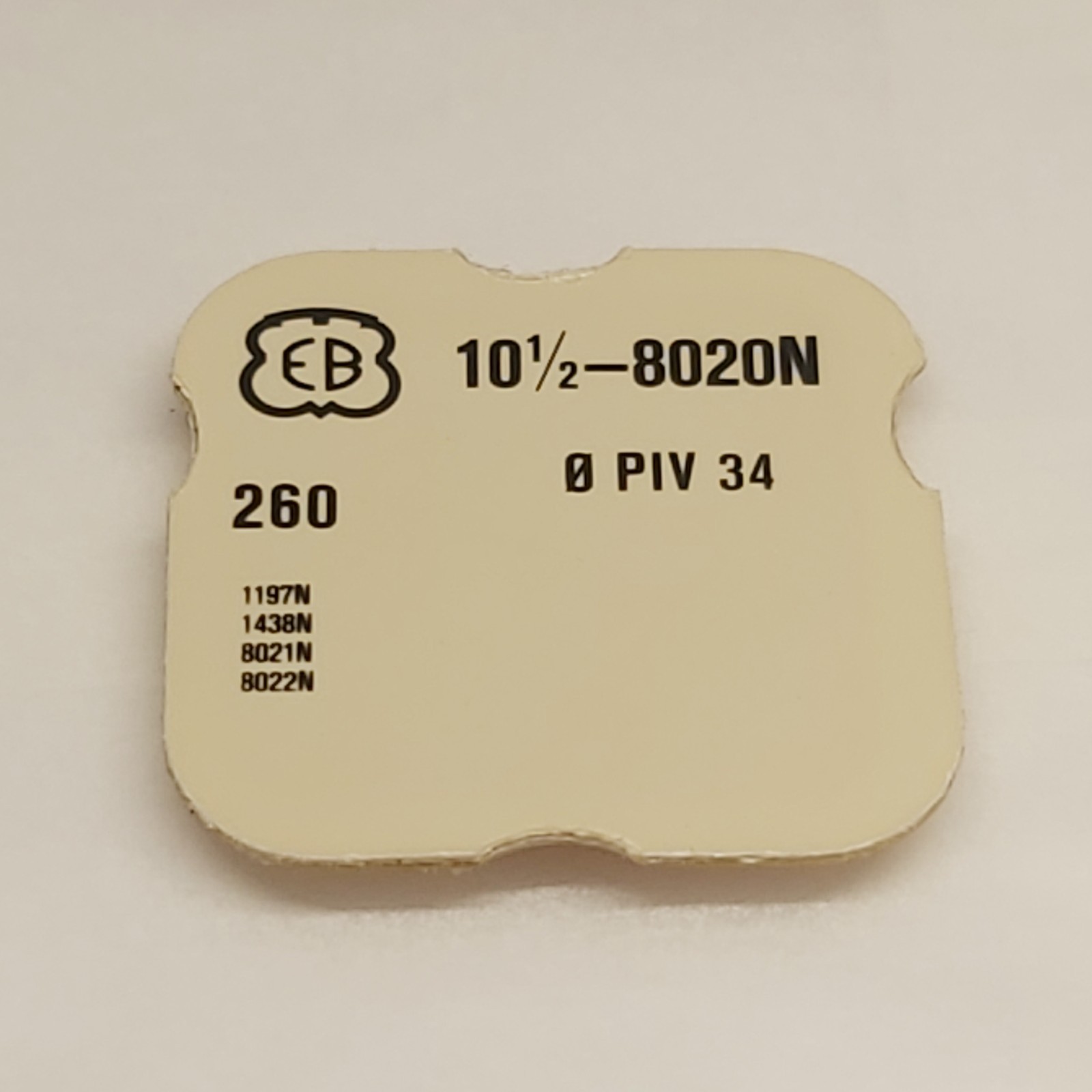 EB 8020N, 1197N , Ebauches Bettlach – Minute Wheel – Part 260 – 10.5”’ (AC682)