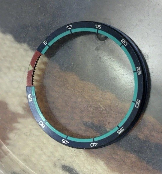 Seiko Bell Matic 4006-6020/6021 Inner Rotating Bezel Insert OEM Part – Blue