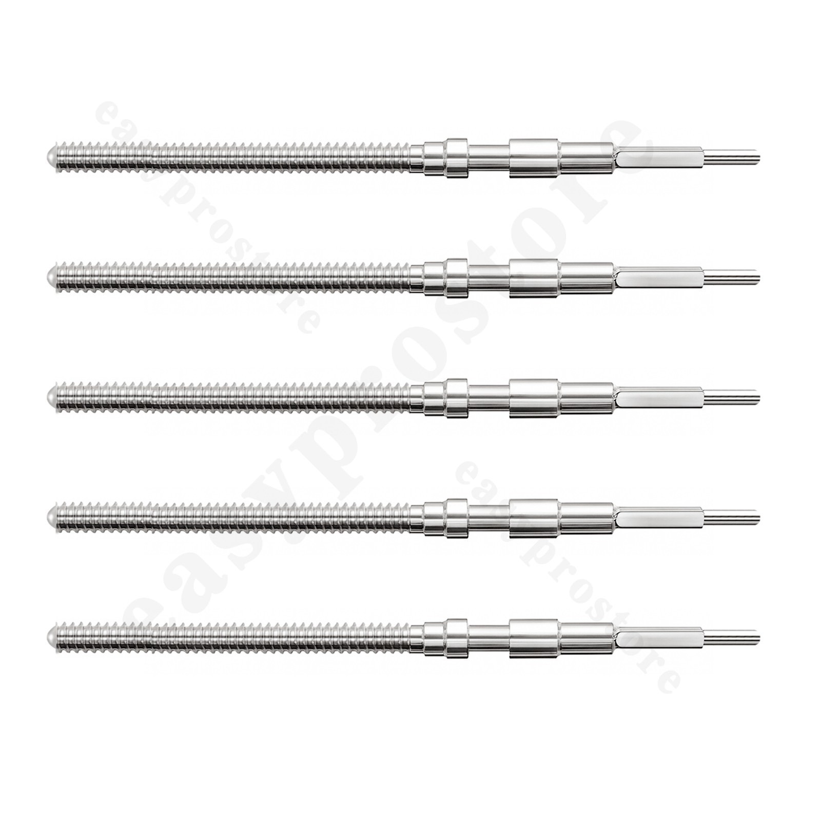 NEW 5PCS Watch Winding Stems For Movement 7S26A 7S26B 7S26C 7S36A 7S36B 7S36C