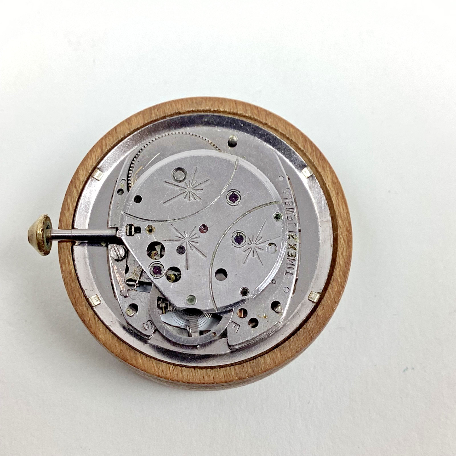 Lot of Timex 21 Jewel Mechanical M75 Date Movement Dial Hands Parts Repair READ