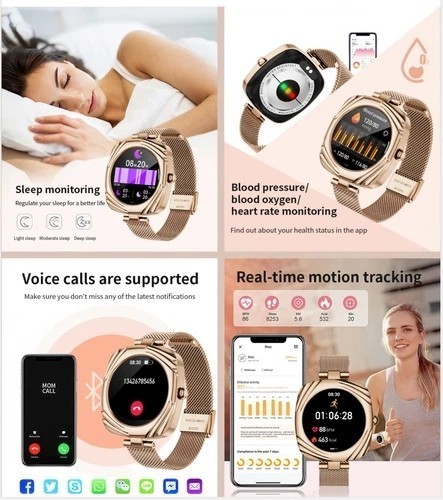 Smart Watch Stainless Steel Luxury Watch Bluetooth Call IP67 Fashion Bracelet A