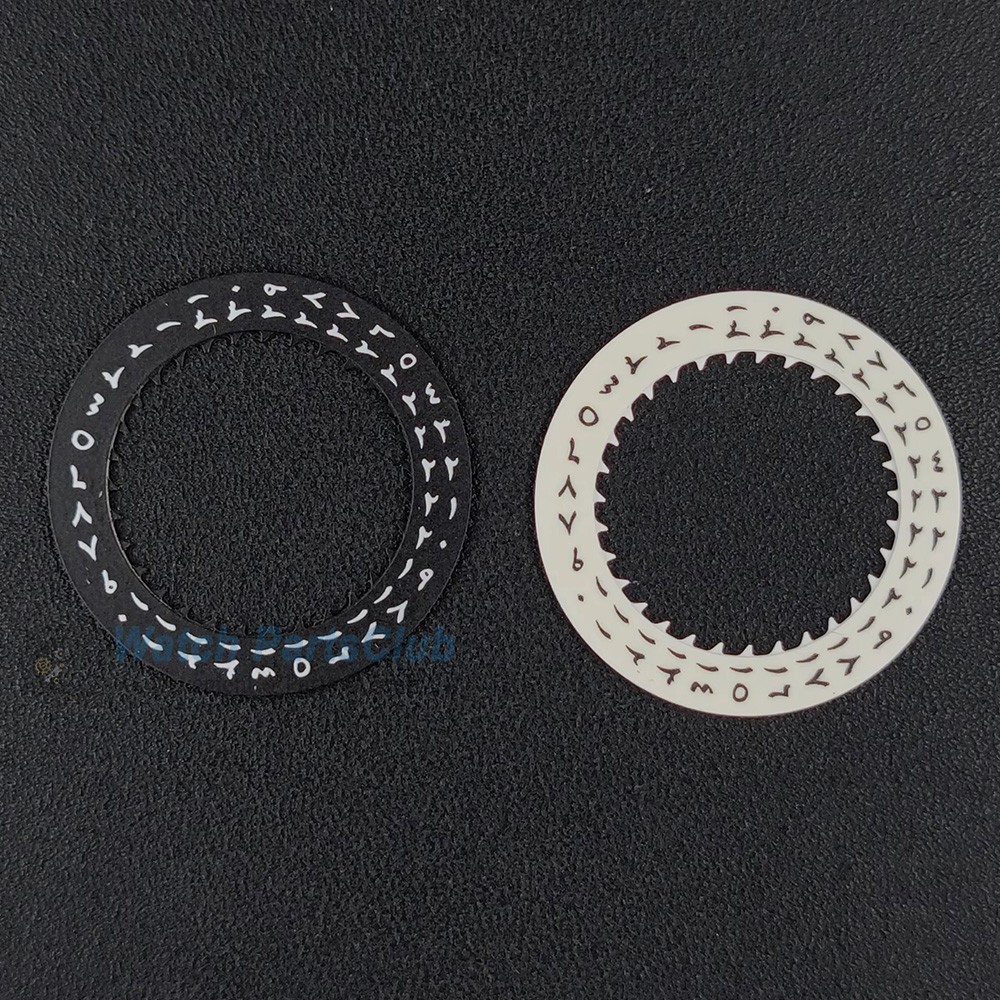 Green/Blue Luminous Arabic Datewheel for NH34 NH35 Movement 3H Date-Wheel