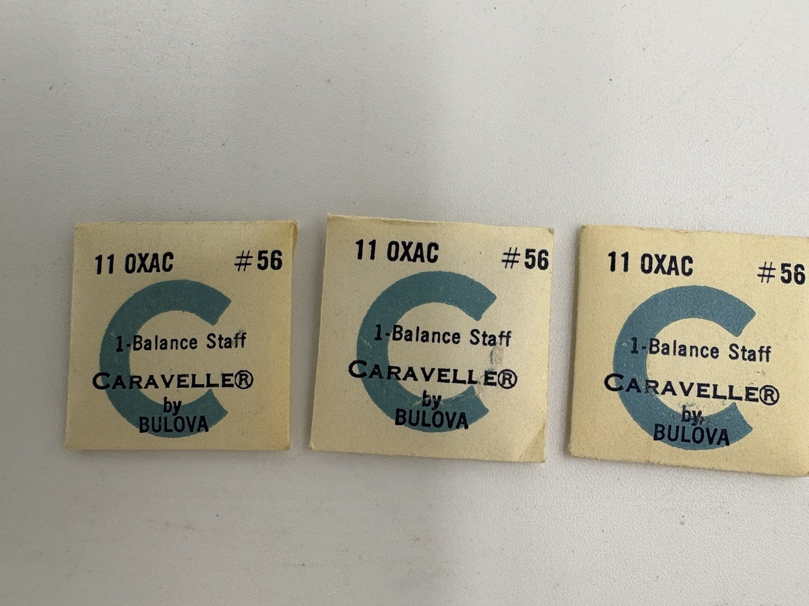 Bulova Caravelle Watch Parts – 11OXAC Caliber – See Images – SEALED Packets