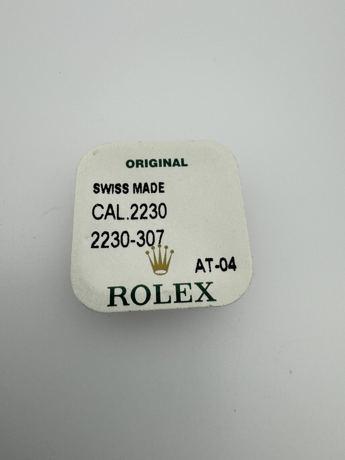Rolex Original 2230, 2235, 307 Barrel Arbor Genuine New Old Stock Sealed