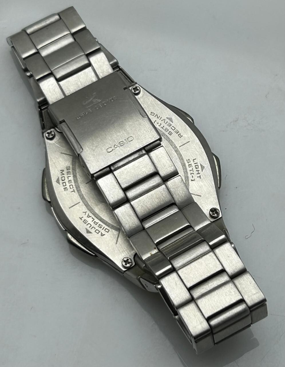 Vintage Casio Wave Ceptor Tough Star Quartz Men’s Wrist Watch(For Parts)